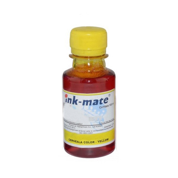 Cerneala refil Yellow (galben) pentru imprimante Lexmark 500 ml - imagine 4